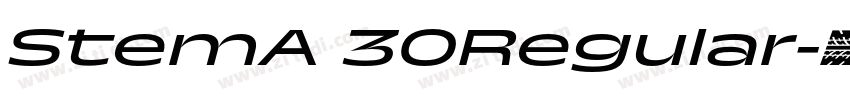 StemA 30Regular字体转换 StemA 30Regular字体转换